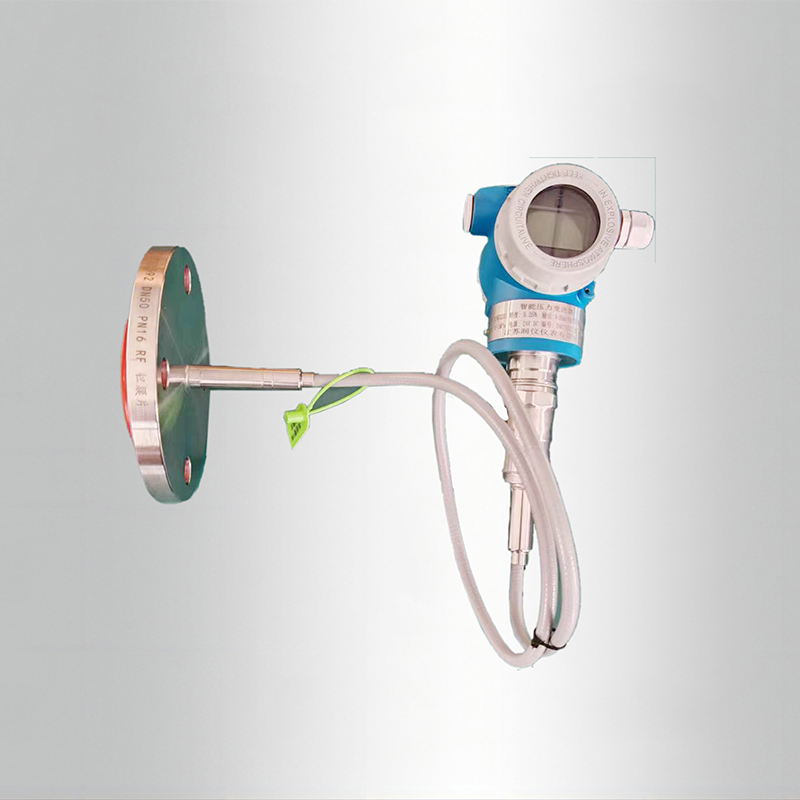 直裝單法蘭+毛細(xì)管變送器